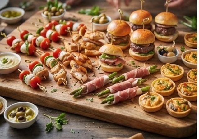 Bijou savory pica-pica spread